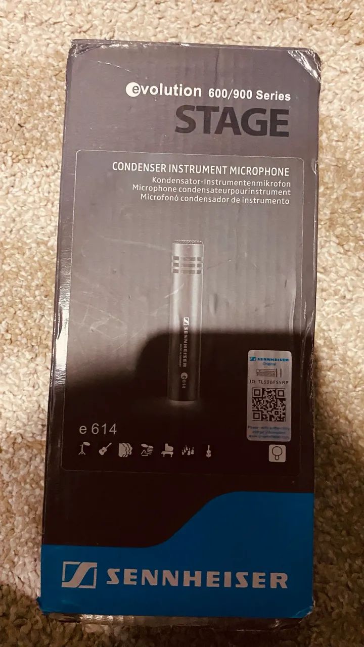 Microfone Sennheiser Evolution E 614 Condensador Supercardioide - Foto 5