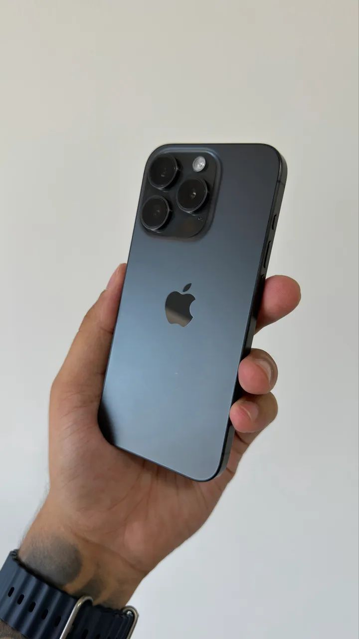 IPHONE 15 PRO 128GB - SEMINOVO IMPECÁVEL  - Foto 5