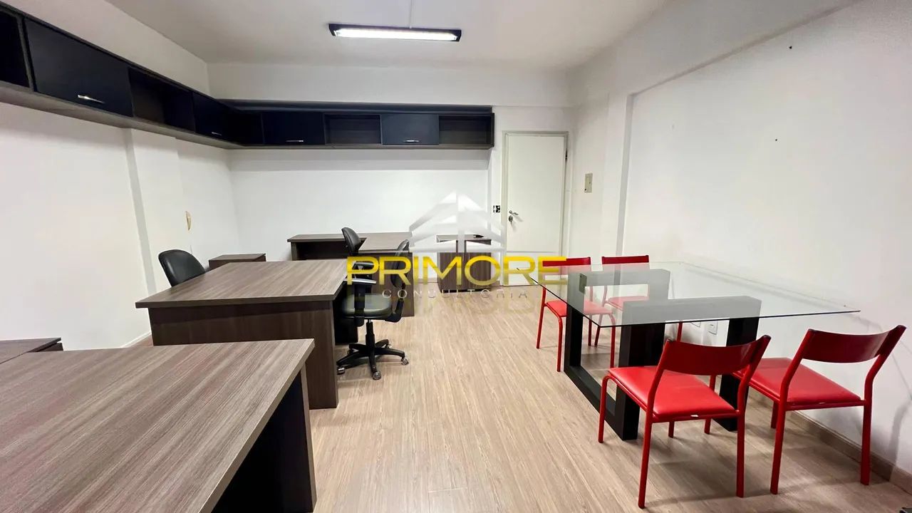 Locação de sala comercial na Raja Gabaglia com 50m² e portaria