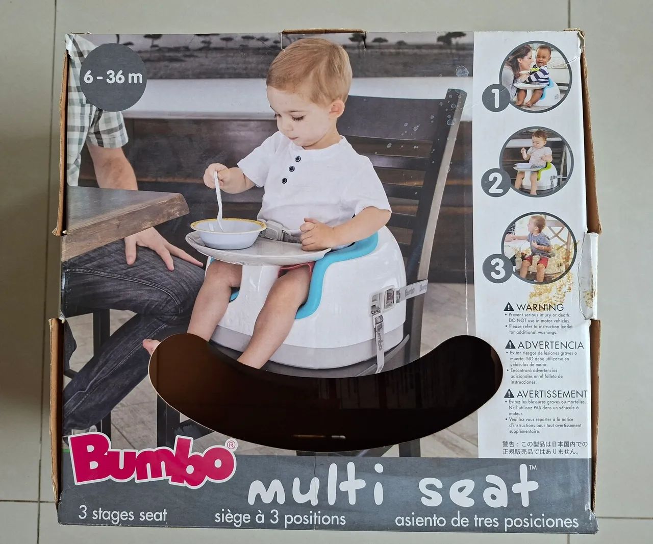 Multi Assento Bumbo 3 em 1 - Foto 3