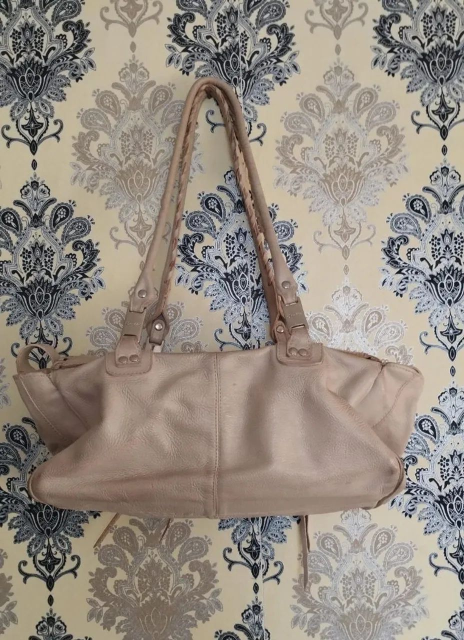 Bolsa de ombro em couro branca  - Foto 2