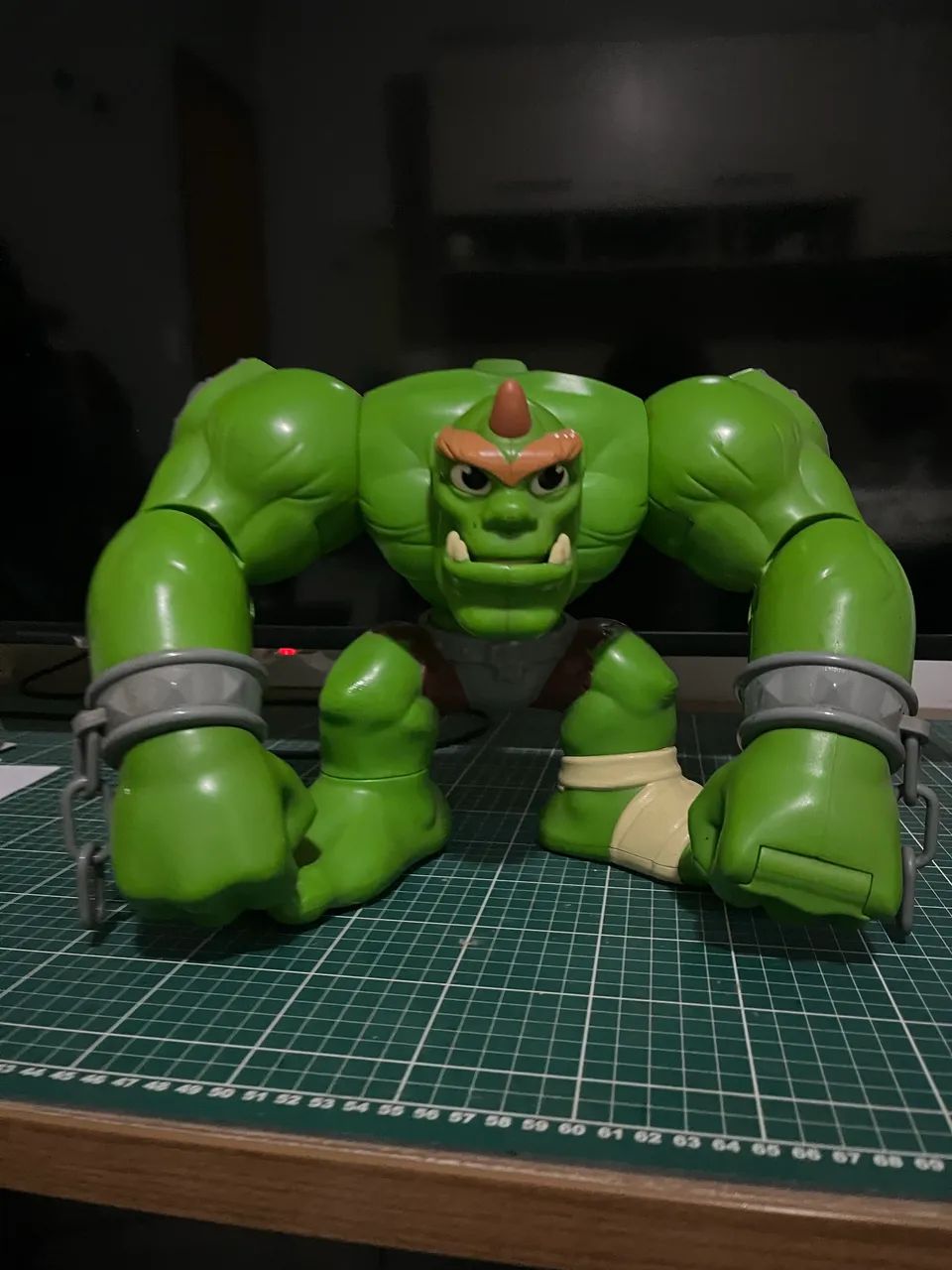 Boneco ogro gigante  imaginext