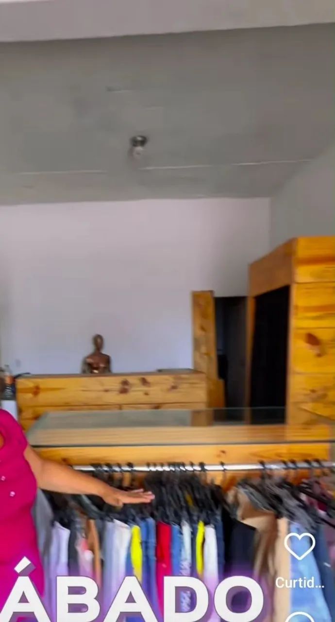 Fundo de loja de roupas 