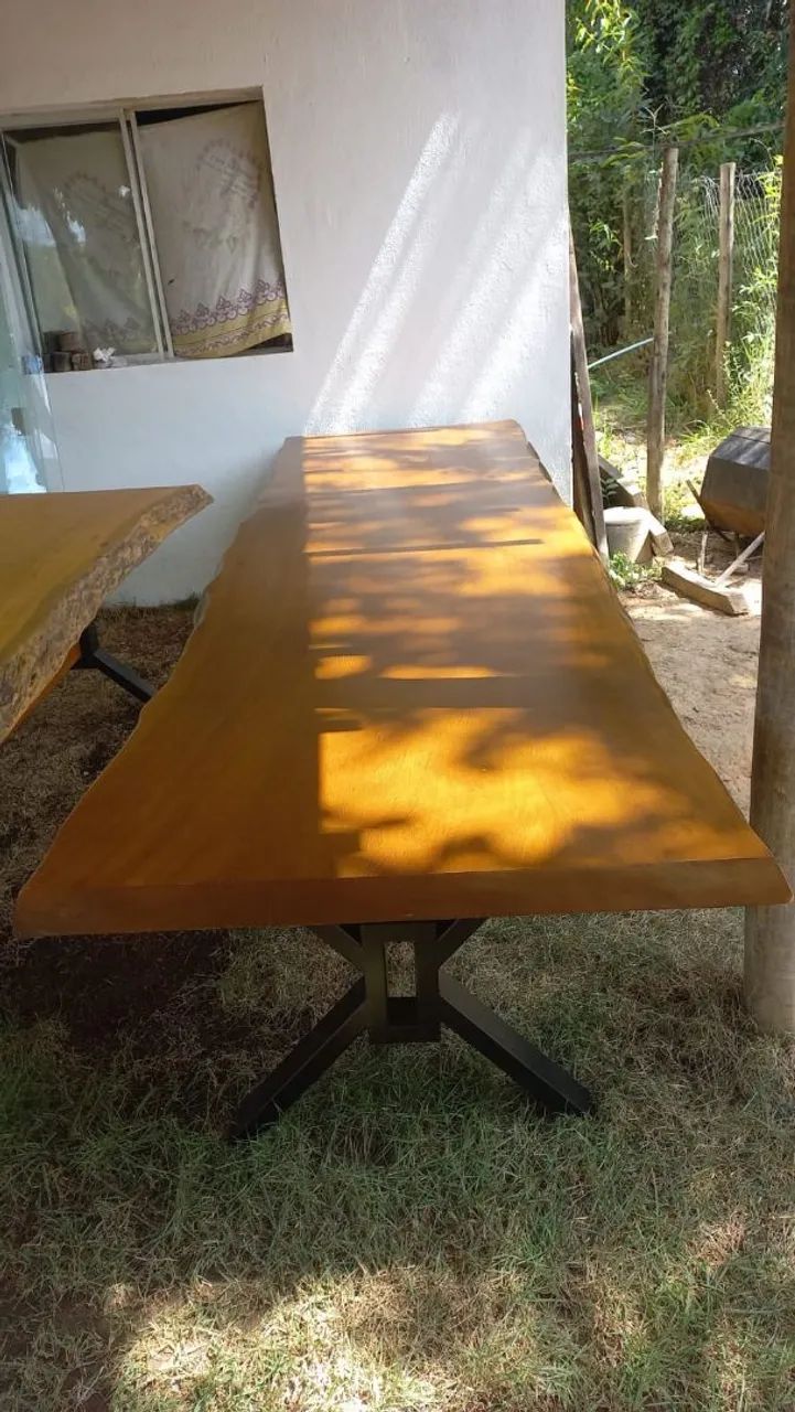 Mesa Cascata Em Madeira Maciça - Luxo E Sofisticação - Foto 5