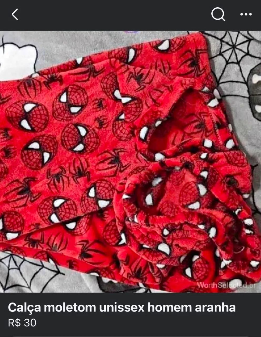 Calça moletom homem aranha  - Foto 3