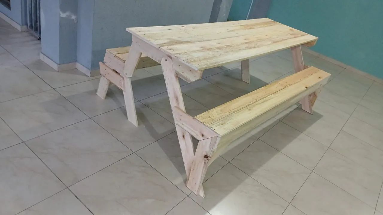 Banco que vira mesa  - Foto 2