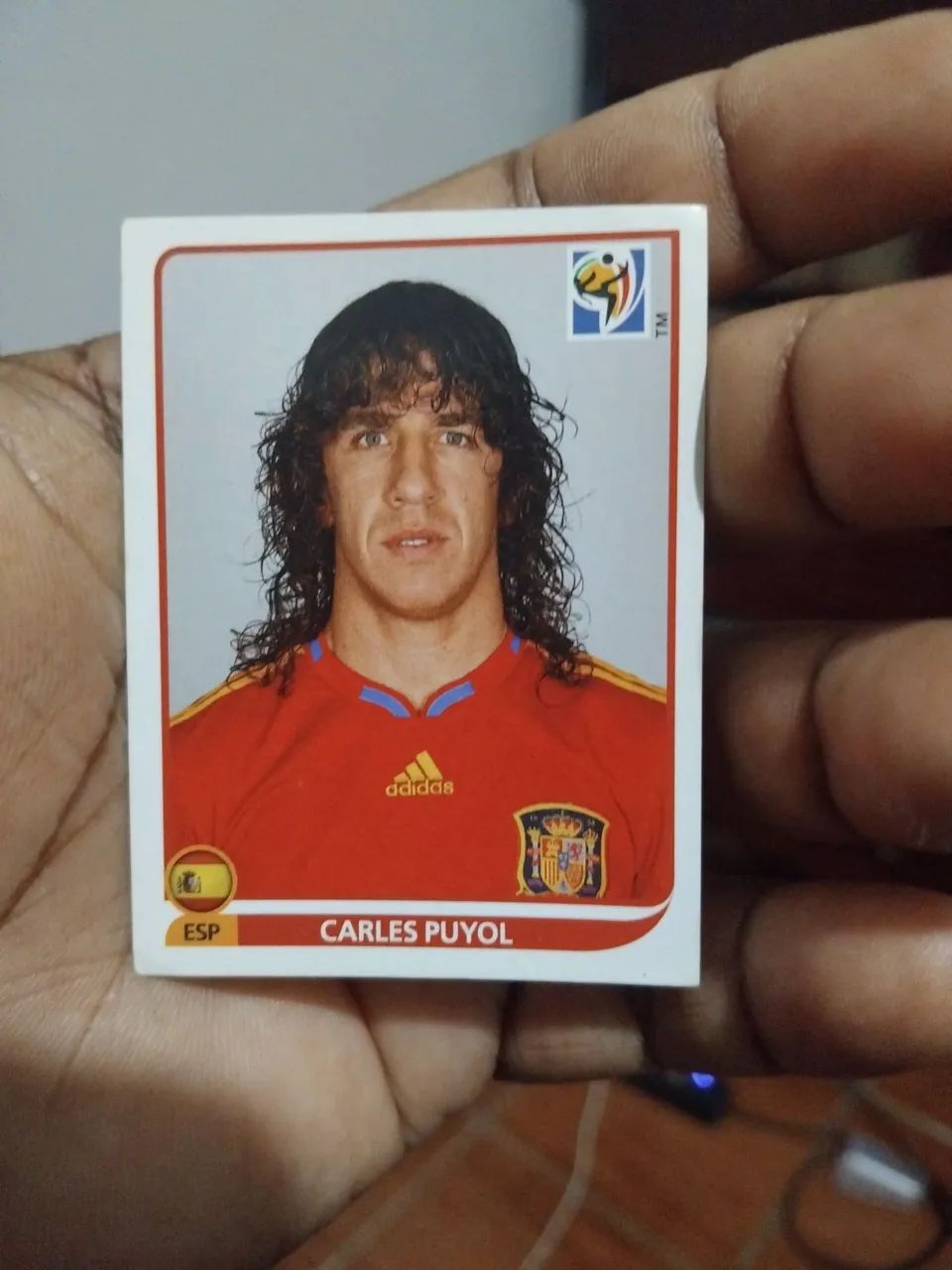 Figurinha - Puyol Copa do Mundo 2010