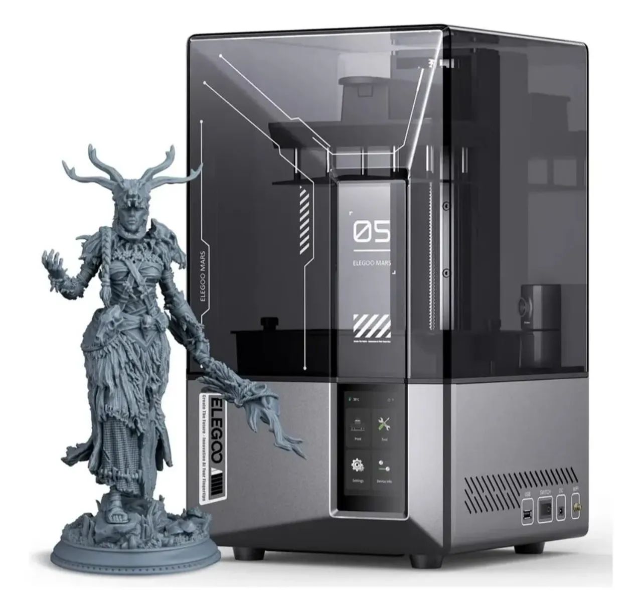 ELEGOO Mars 5 Ultra 9K Nova - Impressora 3D de Resina<br> - Foto 2