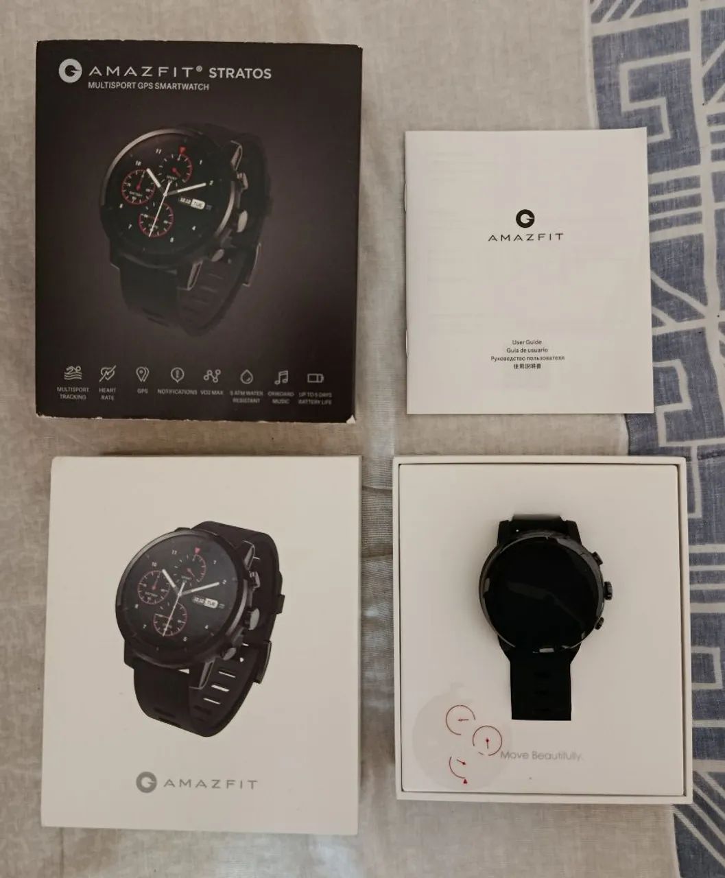 Relógio Smart Amazfit Stratos a1619.
