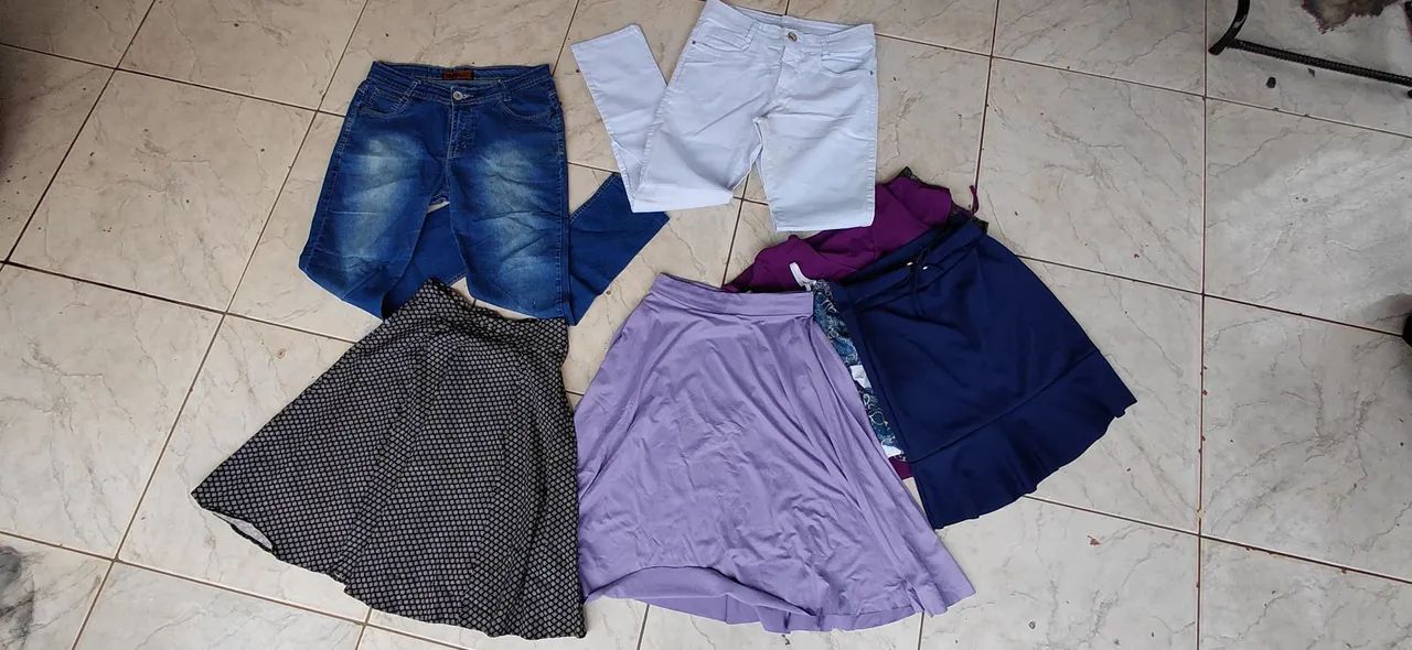 Roupas para brechó, usadas e novas