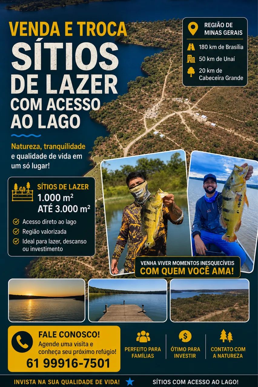 SÍTIOS DE LAZER, VENDO OU TROCO 