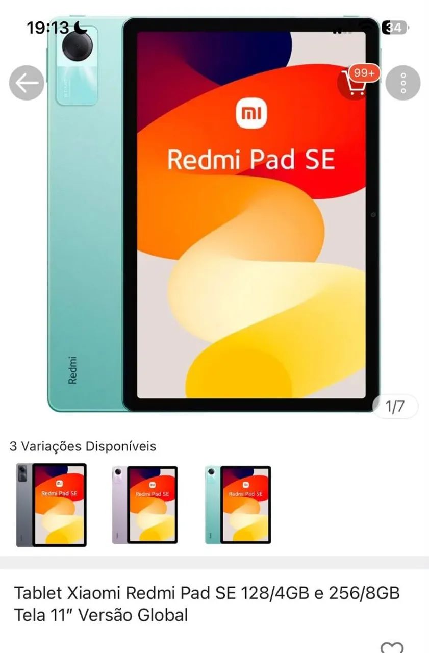Redmi Ped Tela de 11" 256/8GB S/Caixa - Foto 4
