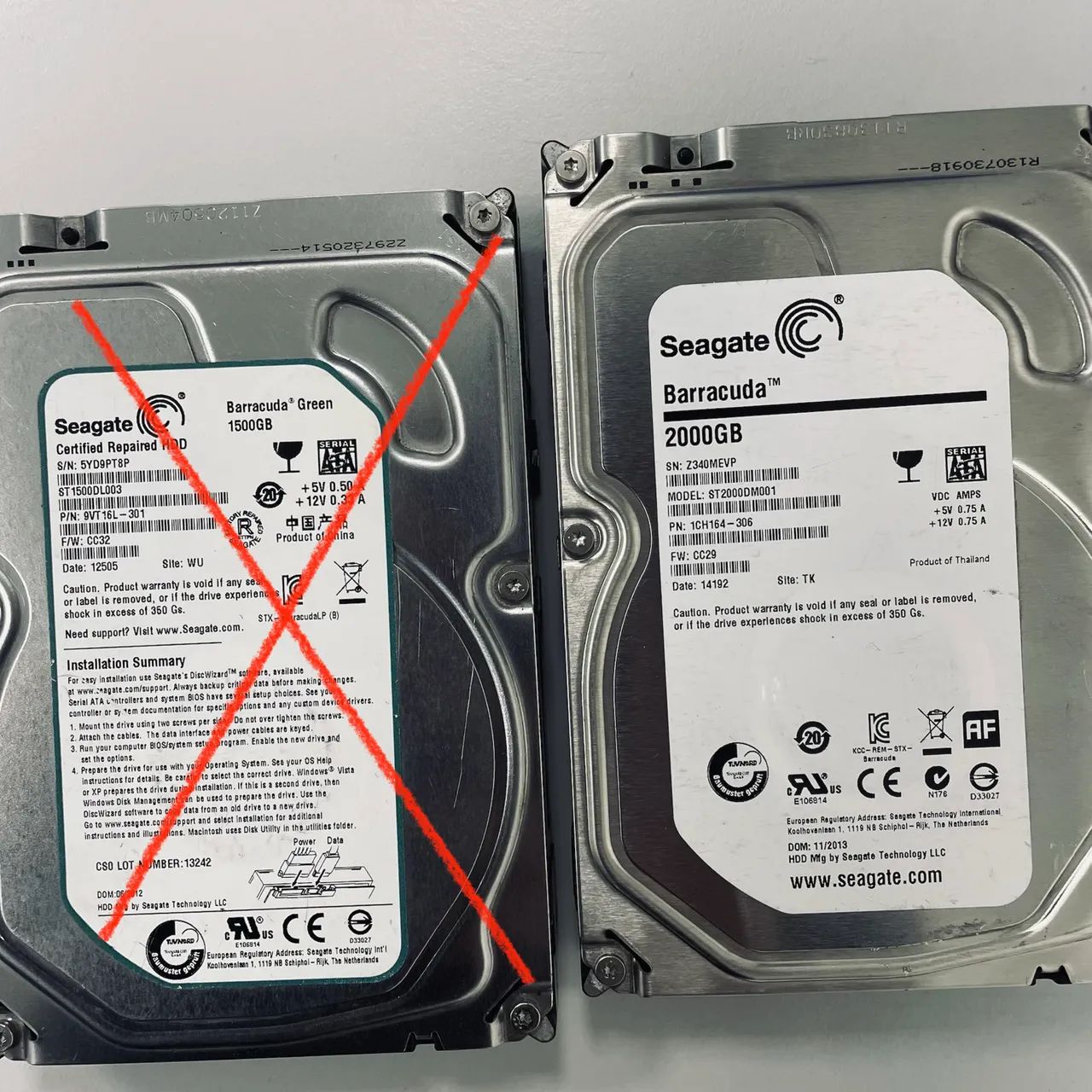 Hd de 2t e 500 gb - Foto 2
