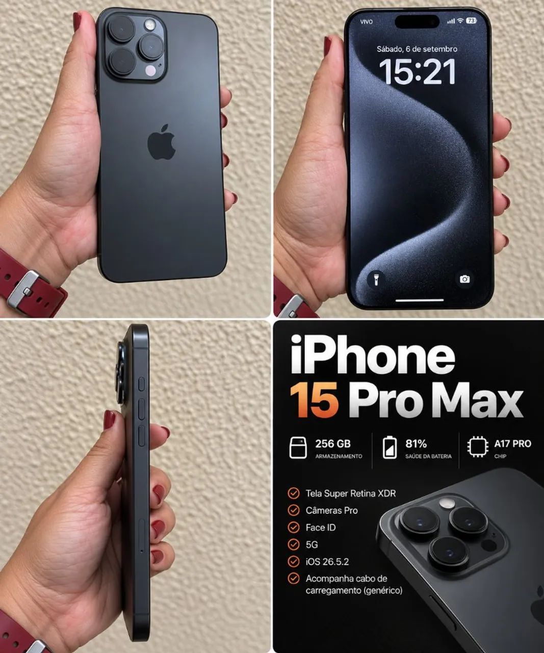 iPhone 15 pro MAX  - Foto 2