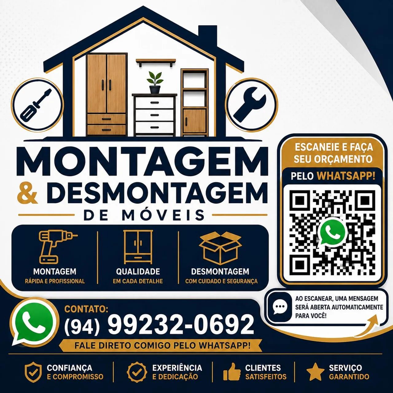 Montagem e Desmontagem de Móveis com Qualidade, Agilidade e Confiança