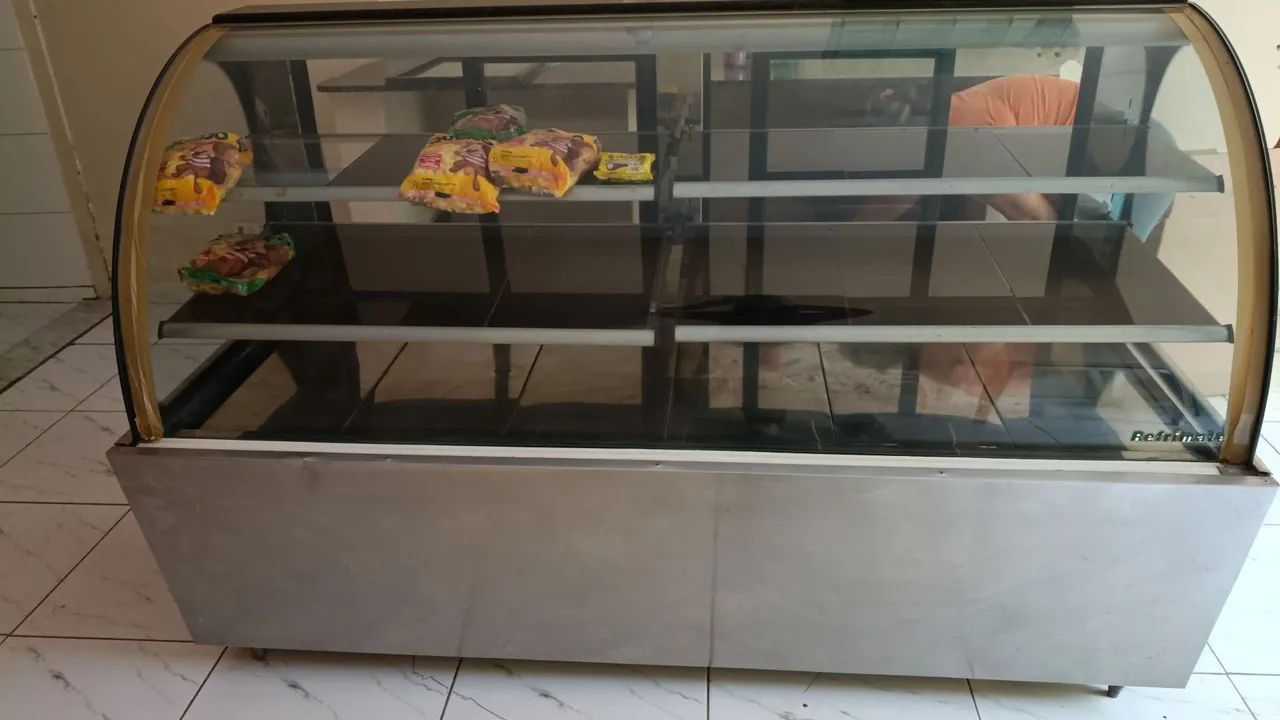 Balcão vitrine seco 