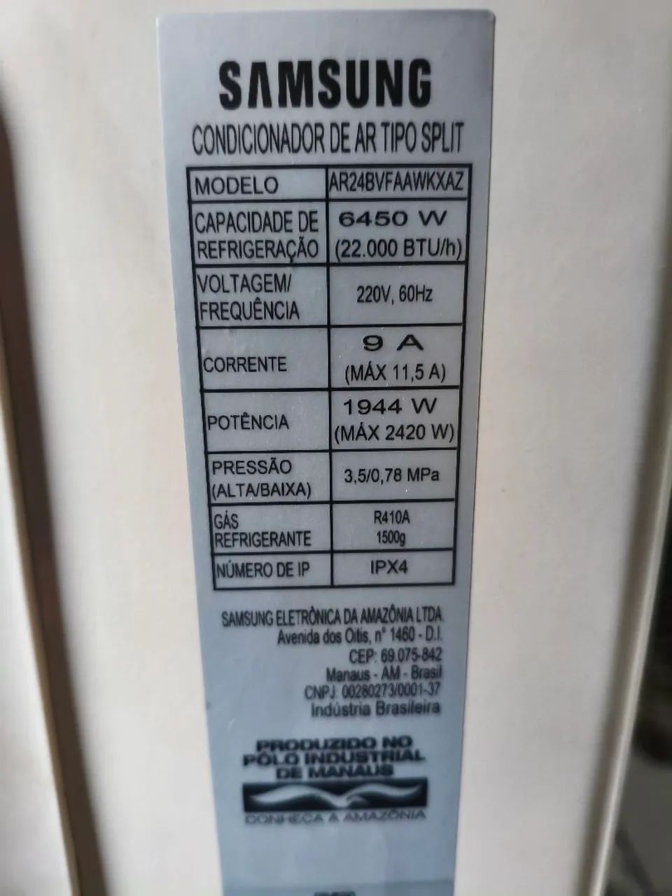 Split Samsung 22.000 Inverter - Foto 2
