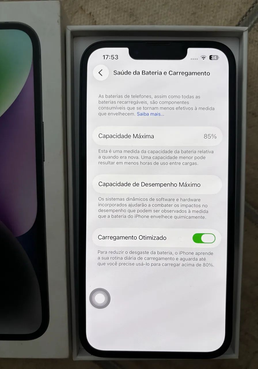 iPhone 14 128gb na caixa bateria 85% - Foto 3