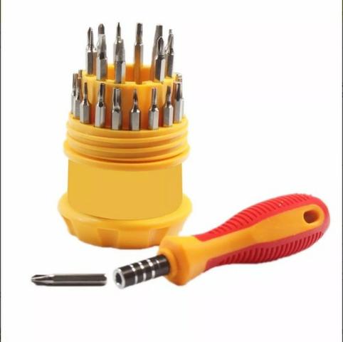 Kit Chave De Fenda 31 Peças Philips Torx Celular Relógio - Foto 6