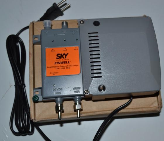 Amplificador Faixa Larga SKY para Sistemas multi-usuarios SMU coletivos