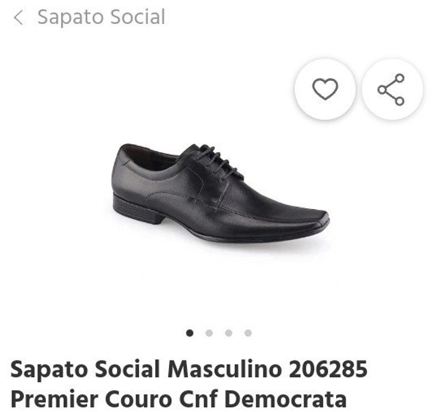 olx sapato social masculino