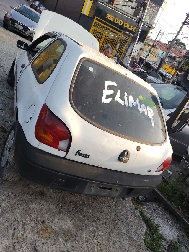 Capo farol para-choque paralama fiesta ano 2002 tem  nota fiscal selo do Detran - Foto 4
