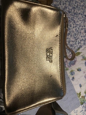 Necessaire e clutch Victoria?s Secret dourada  - Foto 2