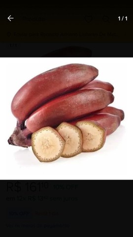 Muda banana roxa| ou banana são Tomé