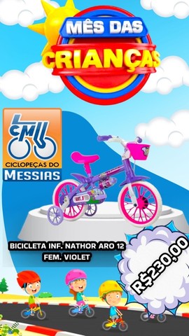 Bicicleta Nathor Aro 12 Feminina - Foto 5