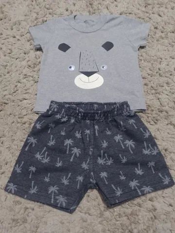 conjunto menino pulla bulla - tamanho 6/9 meses