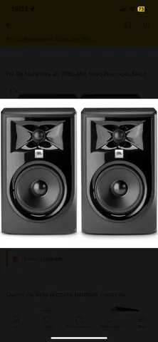 JBL 306P MKII - Monitor de Referência JBL 306P MKII Ativa - Preto