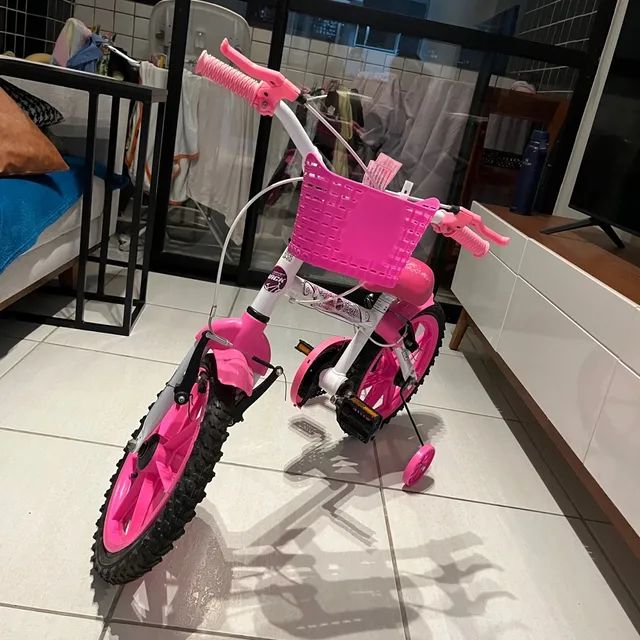 Bicicleta infantil aro 16 track bikes pinky wr