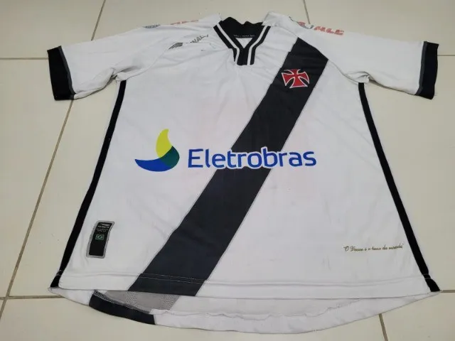 Camisa Branca Vasco Juvenil Penalty Eletrobras 2010 #10