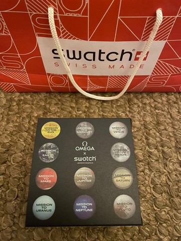 Relógio Omega/Swatch Bioceramic Moonswatch - Mission on Earth (na Caixa!) - Foto 4