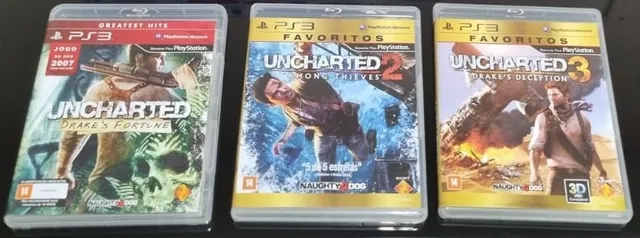 Jogo Uncharted 3 Drake's Deception - Ps3 - Física - Original