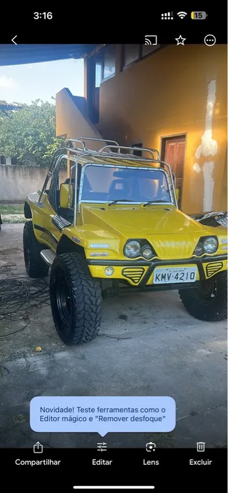Bugre baby Rs Motor Ap 1.6 injeção pneus grandes