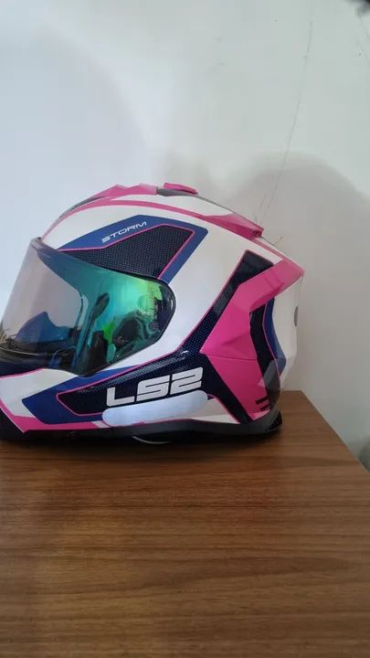 Capacete LS2 FF800 Storm Techy. Tam 56 - Foto 3