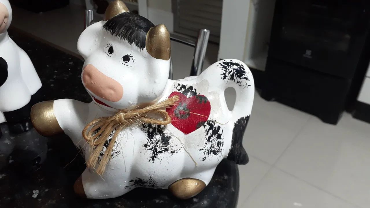 Vaca para enfeite 