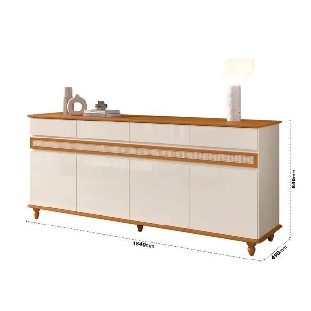 Buffet Classic  Off White/Cedro tt86 - Foto 2