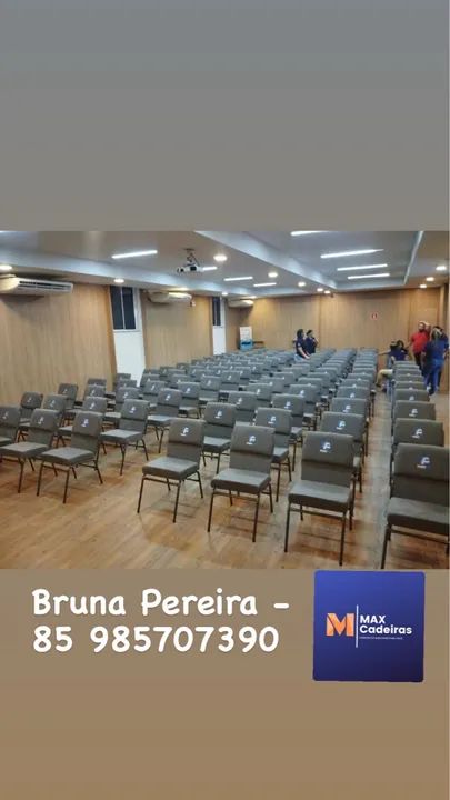 Cadeiras de Igreja acolchoada tipo poltrona direto  - Foto 4