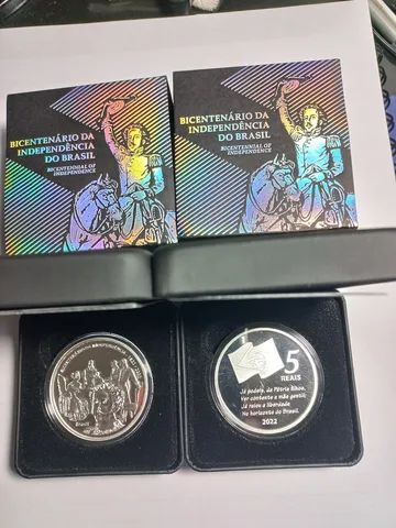 Moedas comemorativas do bicentenário do Brasil  - Foto 2