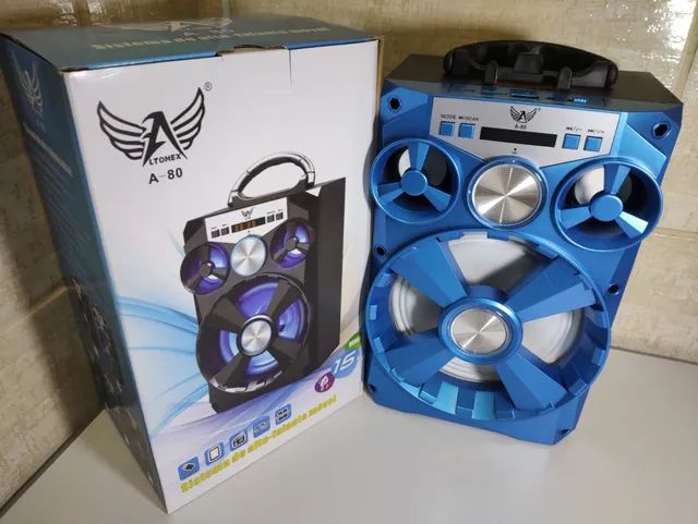 Vendo caixinha móvel alto falante bluetooth 