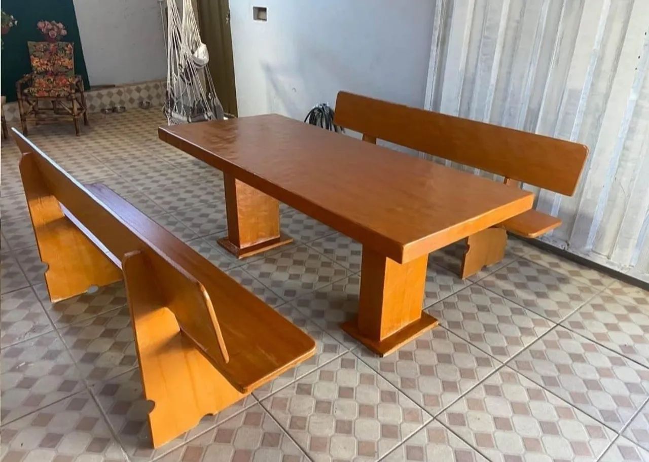 Mesa pedra de ardósia rústica 