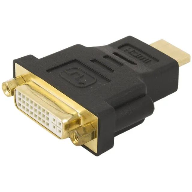 Adaptador DVI-I Fêmea x HDMI Macho  - Foto 2