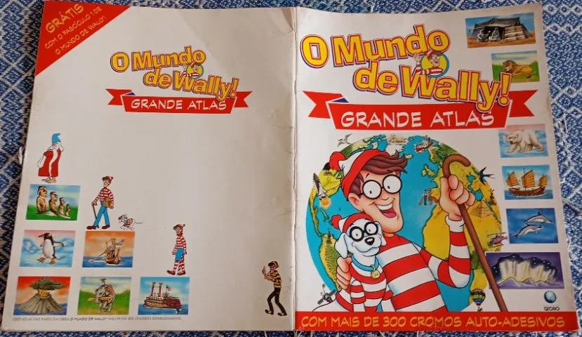 Álbum Figurinhas O Mundo De Wally Grande Atlas