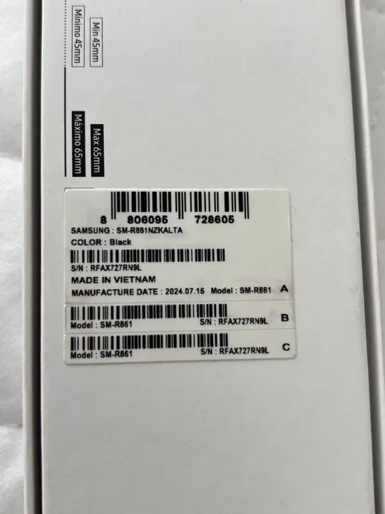 LACRADO E NOVO - GALAXY WATCH FE - COR PRETO - Foto 3