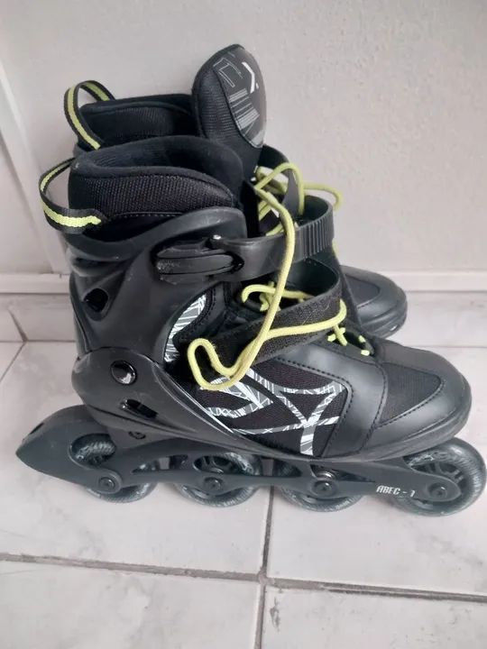 Patins Softline para Iniciantes, tam 39, usado 10 vezes em perfeito estado, com freio - Foto 3