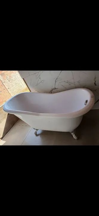 Banheira de Ferro Fundido com Pés Cromados - Foto 2