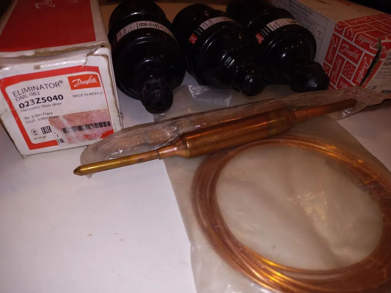 Kit de Filtros Danfoss 023Z5040 + filtros Secadores + Rolo de Tubo Capilar - Foto 4