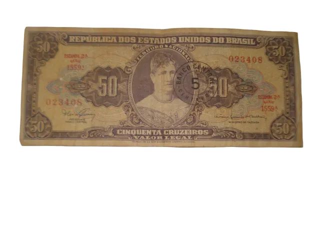 Dinheiro Antigo Brasil - Cruzados Novos E Cruzeiros - Foto 5